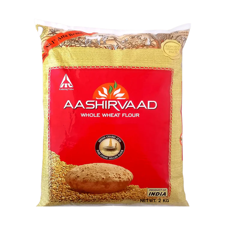 Aashirvaad - Chakki Atta (Whole Wheat Flour) - 10kg