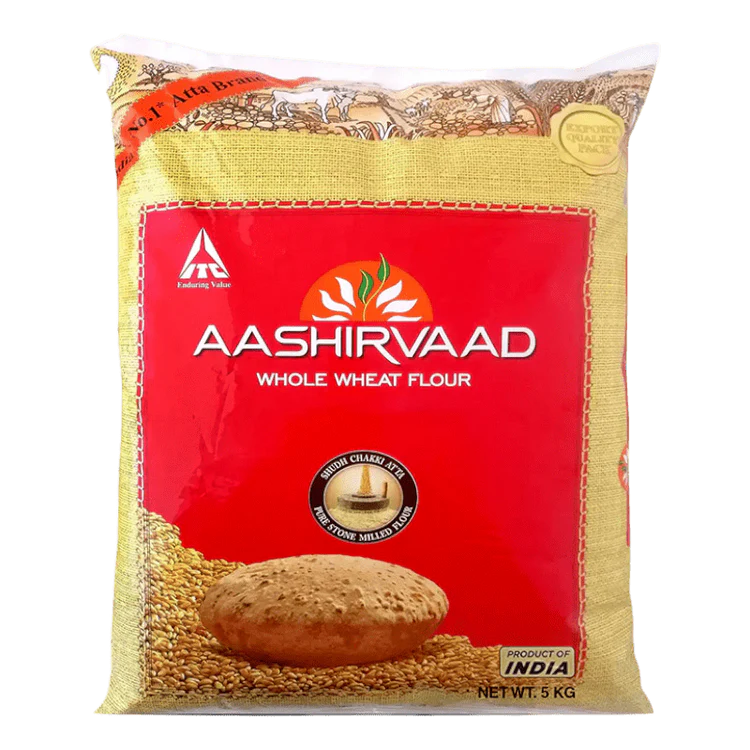 Aashirvaad - Chakki Atta (Whole Wheat Flour) - Image 2