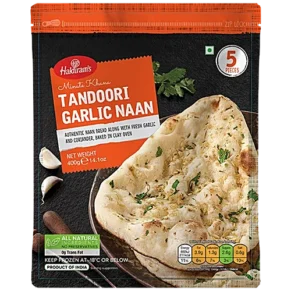 Haldiram's - 400g Tandoori Garlic Naan (Frozen)