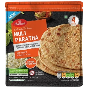 Haldirams Muli Paratha (Medium) 400g (Frozen)