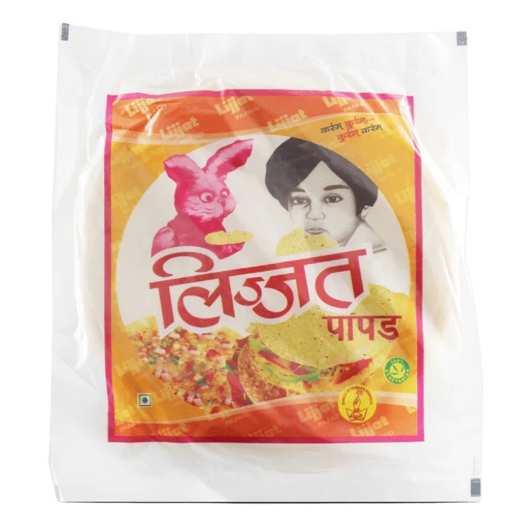 Lijjat - 200g Black Pepper Papad